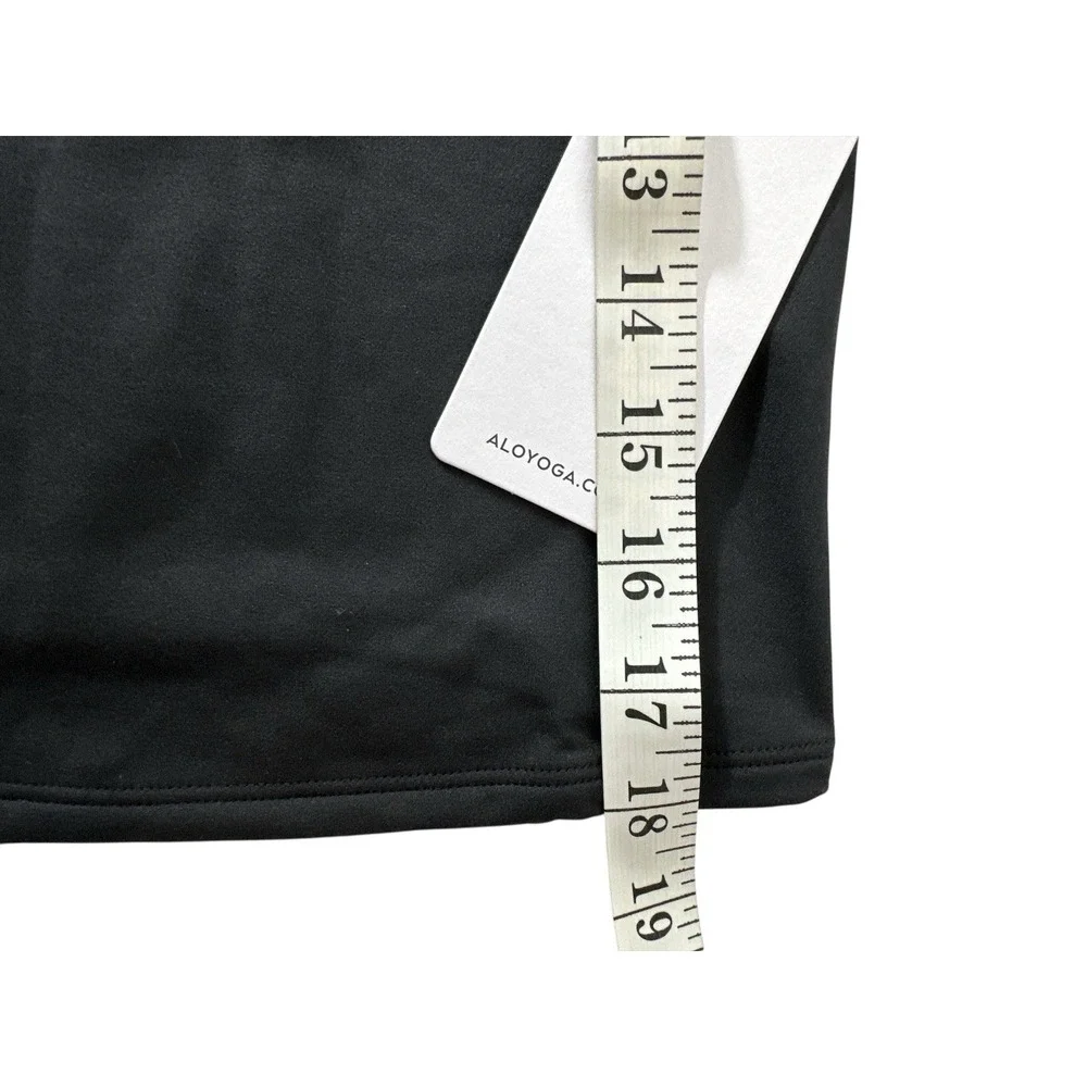 New ALO Yoga Soft Sculpt Precision Tank Women's Small Black Sleeveless Stretch‎